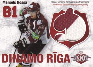 HOSSA Marcel Dinamo Riga 2009/2010 Jersey MH