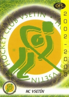 LOGO Vsetín OFS 2002/2003 Znak Z12
