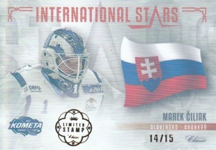 ČILIAK Marek OFS Classic 2019/2020 International Stars IS-MČI Limited Stamp /15