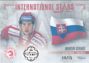 GERNÁT Martin OFS Classic 2019/2020 International Stars IS-MGE Limited Stamp /15