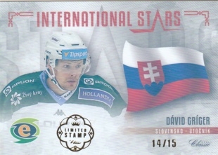 GRÍGER Dávid OFS Classic 2019/2020 International Stars IS-DGÍ Limited Stamp /15