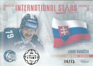 HUDÁČEK Libor OFS Classic 2019/2020 International Stars IS-LHU Limited Stamp /15