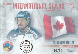 MALLET Alexandre OFS Classic 2019/2020 International Stars IS-AMA Limited Stamp /15