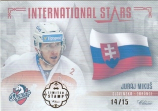 MIKUŠ Juraj OFS Classic 2019/2020 International Stars IS-JMIK Limited Stamp /15