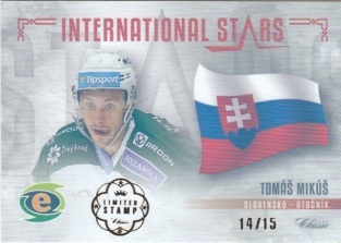 MIKÚŠ Tomáš OFS Classic 2019/2020 International Stars IS-TMI Limited Stamp /15