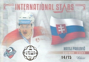 PAULOVIČ Matej OFS Classic 2019/2020 International Stars IS-MPA Limited Stamp /15