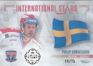 SAMUELSSON Philip OFS Classic 2019/2020 International Stars IS-PSA Limited Stamp /15