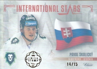 SKALICKÝ Pavol OFS Classic 2019/2020 International Stars IS-PSK Limited Stamp /15