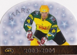 HAŠEK Jiří OFS 2003/2004 Stars Gold M10