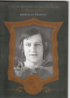 ŠŤASTNÝ Bohuslav OFS Classic 2020 Síň slávy českého hokeje SSCH-094 Black Cut /25