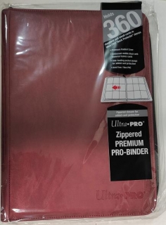 ALBUM Ultra Pro Zippered Premium Pro Binder rubínové na 360 karet 