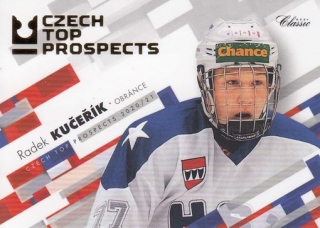 KUČEŘÍK Radek OFS Classic 2020/2021 Czech Top Prospects CTP-7 Gold /77