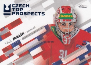 MALÍK Nick OFS Classic 2020/2021 Czech Top Prospects CTP-1 Blue /66