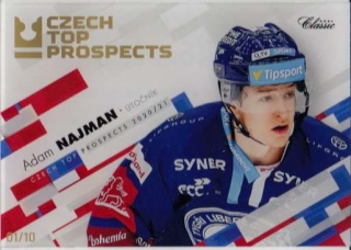 NAJMAN Adam OFS Classic 2020/2021 Czech Top Prospects CTP-16 Plexiglass /10