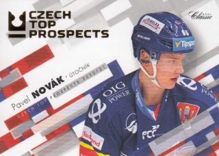 NOVÁK Pavel OFS Classic 2020/2021 Czech Top Prospects CTP-21 Gold /77
