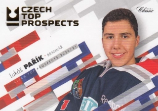 PAŘÍK Lukáš OFS Classic 2020/2021 Czech Top Prospects CTP-2 Gold /77