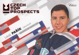 PAŘÍK Lukáš OFS Classic 2020/2021 Czech Top Prospects CTP-2 Red /55