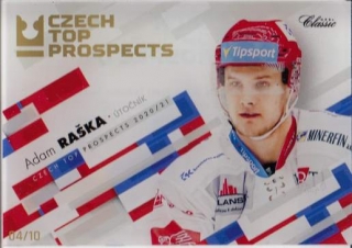 RAŠKA Adam OFS Classic 2020/2021 Czech Top Prospects CTP-20 Plexiglass /10