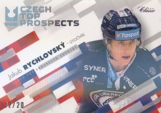 RYCHLOVSKÝ Jakub OFS Classic 2020/2021 Czech Top Prospects CTP-9 Neon Rainbow