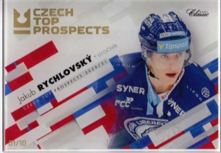 RYCHLOVSKÝ Jakub OFS Classic 2020/2021 Czech Top Prospects CTP-9 Plexiglass /10