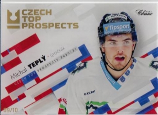 TEPLÝ Michal OFS Classic 2020/2021 Czech Top Prospects CTP-18 Plexiglass /10
