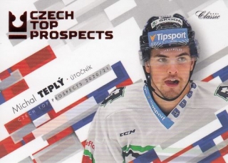 TEPLÝ Michal OFS Classic 2020/2021 Czech Top Prospects CTP-18 Red /55