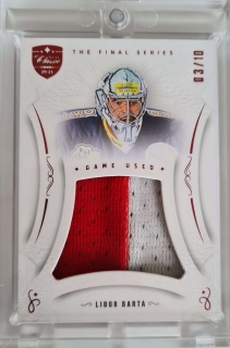 BARTA Libor OFS Classic The Final Series Game Used Jersey JER-LB Red /10