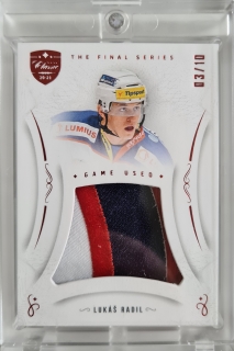 RADIL Lukáš OFS Classic The Final Series Game Used Jersey JER-LR Red /10