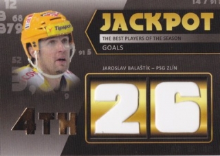 BALAŠTÍK Jaroslav OFS Exclusive 2012/2013 Jackpot Goals č. 4 /100